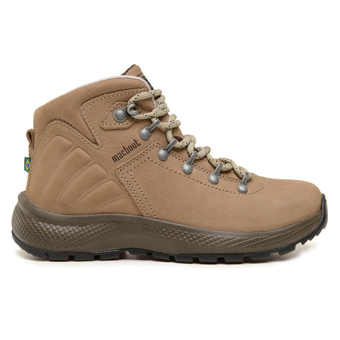 Bota Adventure Cano Alto Macboot PetĂșnia 04 Bege Acinzentado