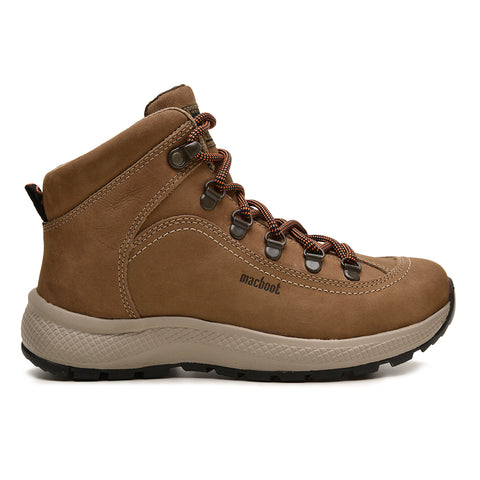 Bota Adventure Cano Alto Macboot Melissa 04B Marrom Bege