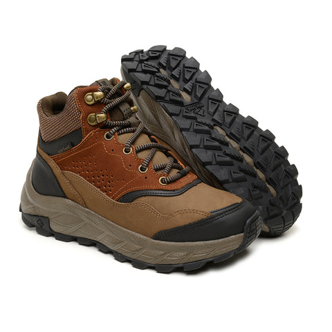 Bota Adventure Cano Alto Macboot Monjolo 04 Marrom Bege