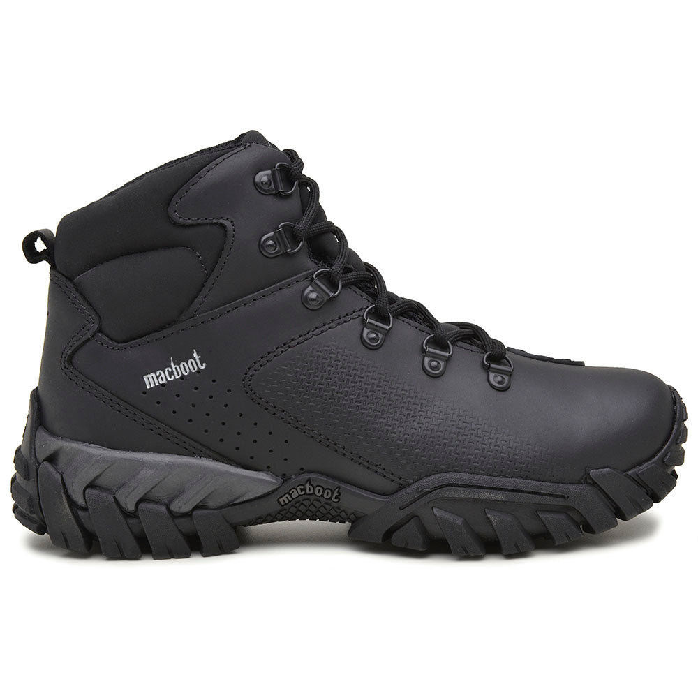 Bota Motors Cano Alto Macboot XDEZ 02 Preto Emborrachado