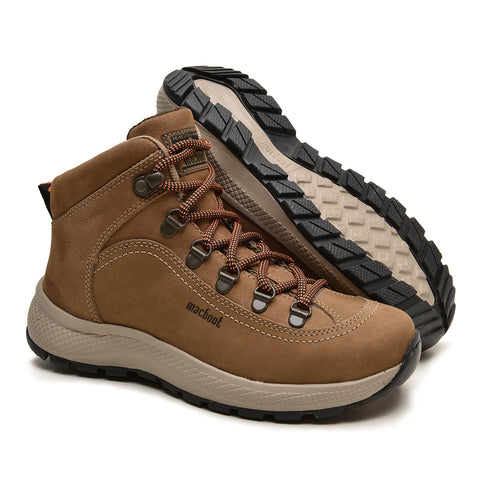 Bota Adventure Cano Alto Macboot Melissa 04B Marrom Bege
