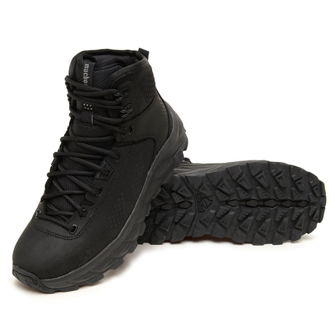Bota Adventure Cano Alto Macboot Fuego 02 Preto Emborrachado