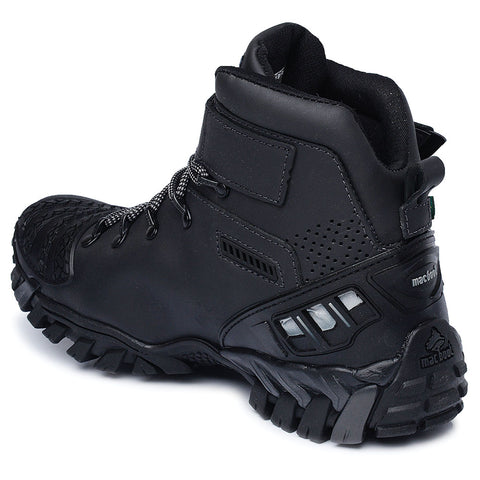 Bota Motors Cano Alto Macboot Alcatraz 02 Preto Emborrachado