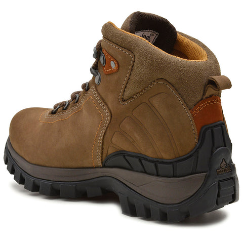 Bota Adventure Cano Alto Macboot Acari 04 Marrom Bege