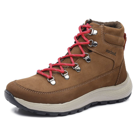 Bota Adventure Cano Alto Macboot Sabine 04 Marrom Claro