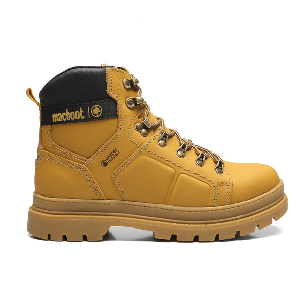 Bota Cano Alto Adventure Macboot Mombaça Ab 02 Mostarda - vista frontal - Macboot