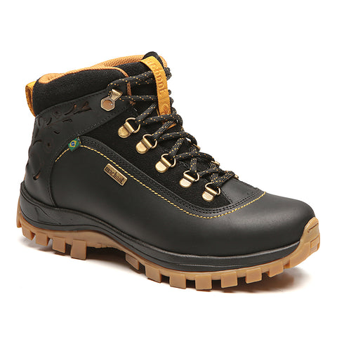 Bota Adventure Cano Alto Macboot Alecrim 14 Preto Emborrachado
