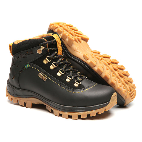 Bota Adventure Cano Alto Macboot Alecrim 14 Preto Emborrachado