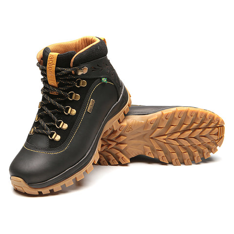 Bota Adventure Cano Alto Macboot Alecrim 14 Preto Emborrachado