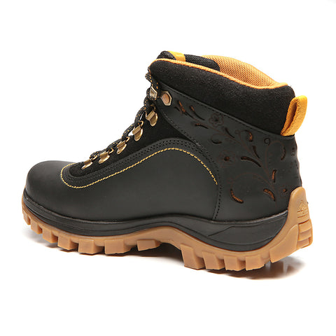 Bota Adventure Cano Alto Macboot Alecrim 14 Preto Emborrachado