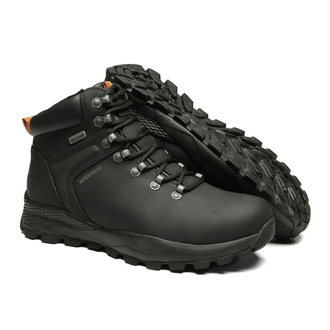 Bota Adventure Cano Alto Macboot Waterproof Flutua Alpes 02Z Preto Emborrachado