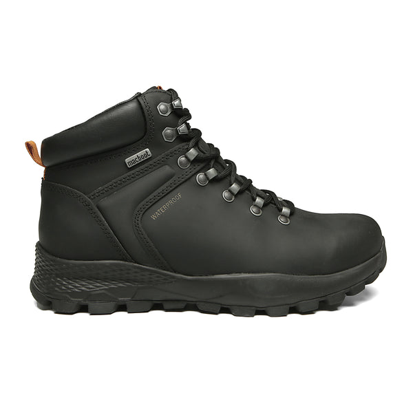 Bota Adventure Cano Alto Macboot Waterproof Flutua Alpes 02Z Preto Emborrachado - vista frontal - Macboot