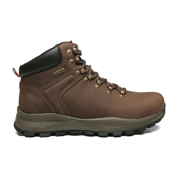 Bota Adventure Cano Alto Macboot Waterproof Flutua Alpes 02Z Marrom - vista frontal - Macboot