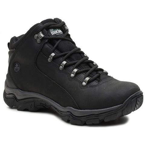 Bota Adventure Cano Alto Macboot Tiê 02 Preto Emborrachado