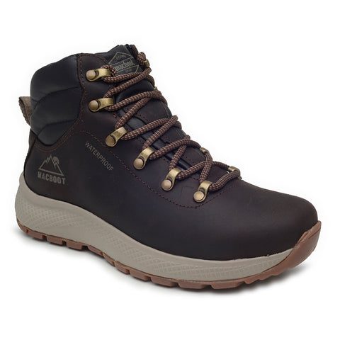 Bota Adventure Cano Alto Macboot Waterproof Flutua Batu 08 Café