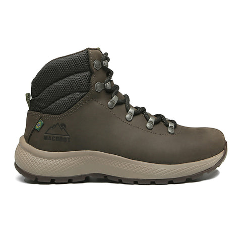 Bota Adventure Cano Alto Macboot Batu 14Z Cinza