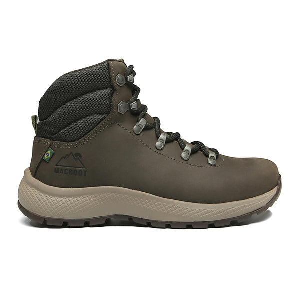 Bota Adventure Cano Alto Macboot Batu 14Z Cinza - vista frontal - Macboot