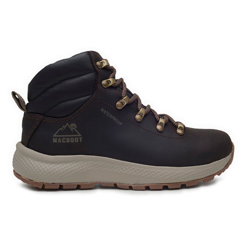 Bota Adventure Cano Alto Macboot Waterproof Flutua Batu 08 Café