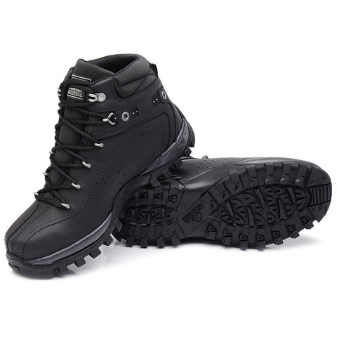 Bota Adventure Cano Alto Macboot Guarani 02 Preto Emborrachado