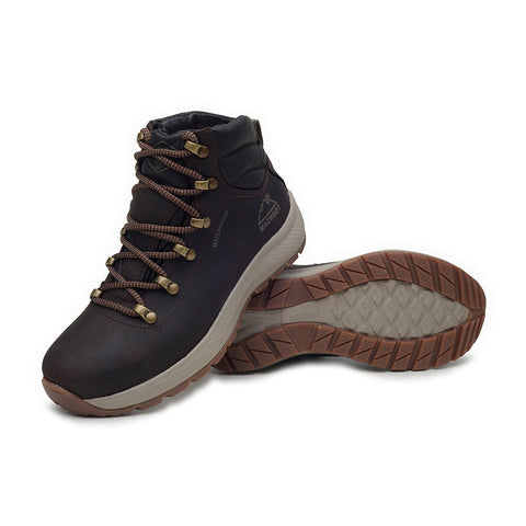 Bota Adventure Cano Alto Macboot Waterproof Flutua Batu 08 Café