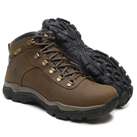 Bota Cano Alto Waterproof Macboot Sanhaço 06 Marrom