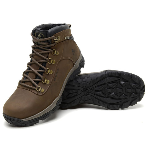 Bota Cano Alto Waterproof Macboot Sanhaço 06 Marrom