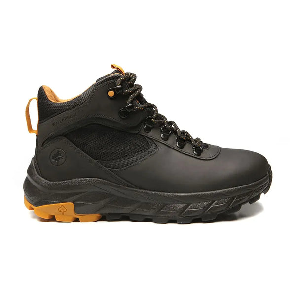 Bota Adventure Cano Alto Macboot Caiana 02 Preto Emborrachado - vista frontal - Macboot