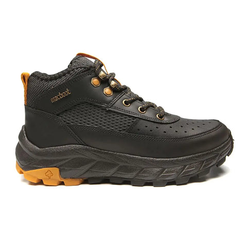 Bota Adventure Cano Alto Macboot Graviola 08 Preto Emborrachado