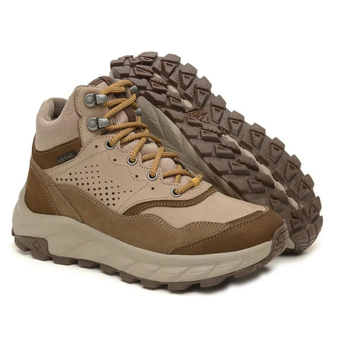 Bota Adventure Cano Alto Macboot Monjolo 08A Bege Acinzentado