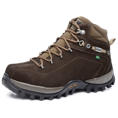 Bota Adventure Cano Alto Macboot Guarani 02 Marrom Escuro