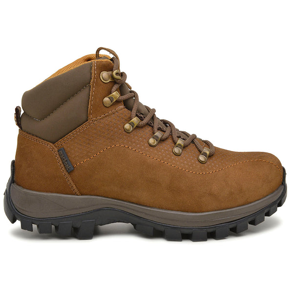 Bota Adventure Cano Alto Macboot Granada 04 Marrom Claro - vista frontal - Macboot