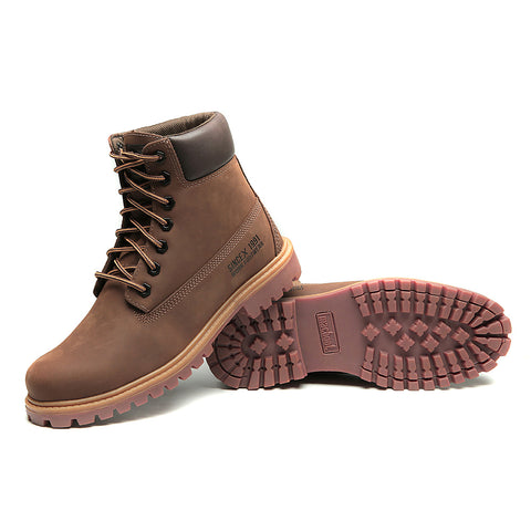 Bota De Segurança Cano Alto Macboot C.A0011 Marrom