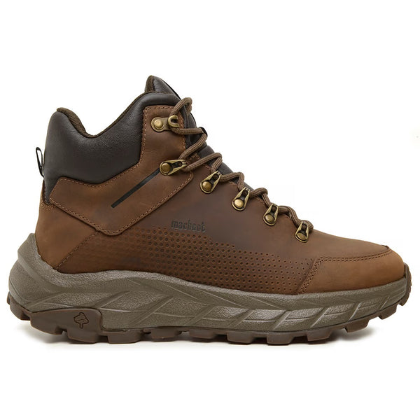 Bota De Segurança Cano Alto Macboot MAC PRO 04 Marrom - vista frontal - Macboot