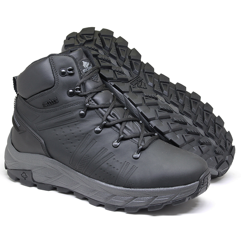 Bota Adventure Cano Alto Macboot Waterproof Murici 02 Preto Emborrachado