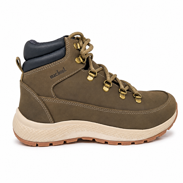 Bota De Segurança Cano Alto Macboot MAC PRO 06 Marrom Escuro