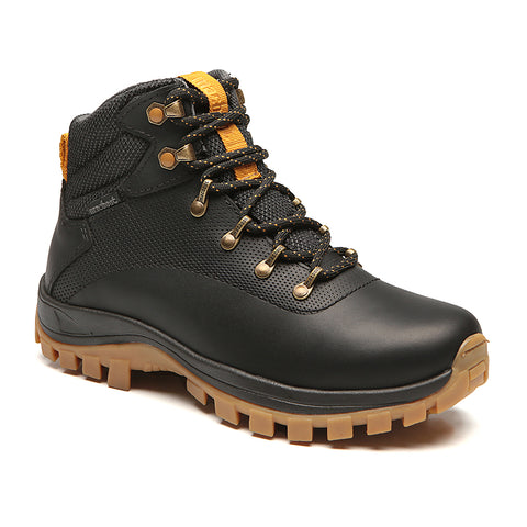 Bota Adventure Cano Alto Macboot Sumauma 08 Preto Emborrachado