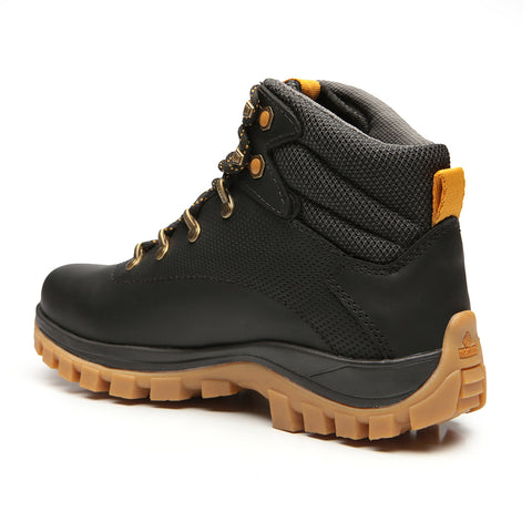 Bota Adventure Cano Alto Macboot Sumauma 08 Preto Emborrachado