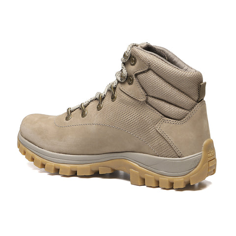 Bota Adventure Cano Alto Macboot Sumauma 08 Bege Acinzentado