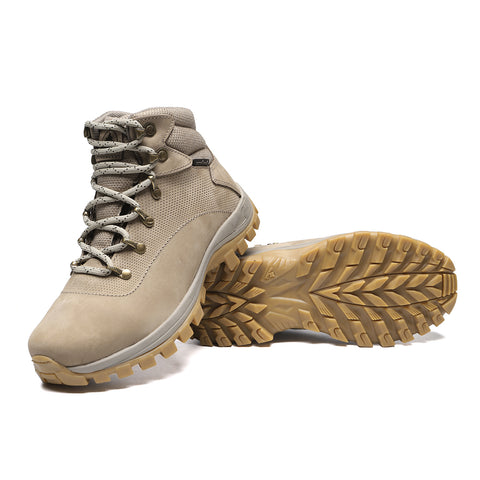 Bota Adventure Cano Alto Macboot Sumauma 08 Bege Acinzentado