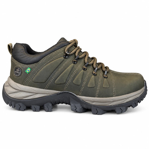 Tênis Adventure Macboot Uirapuru 09 Verde Musgo - lateral