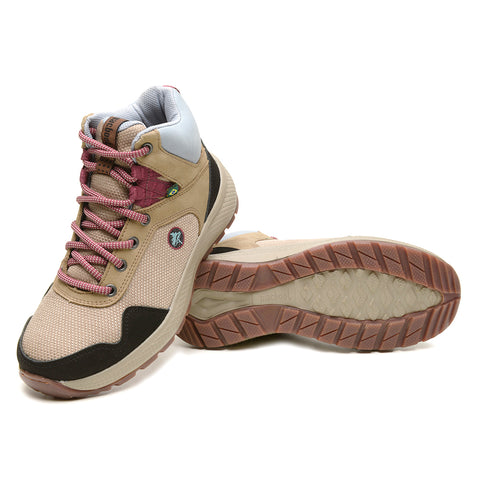 Bota Adventure Cano Alto Macboot Taiúva 04 Bege Acinzentado