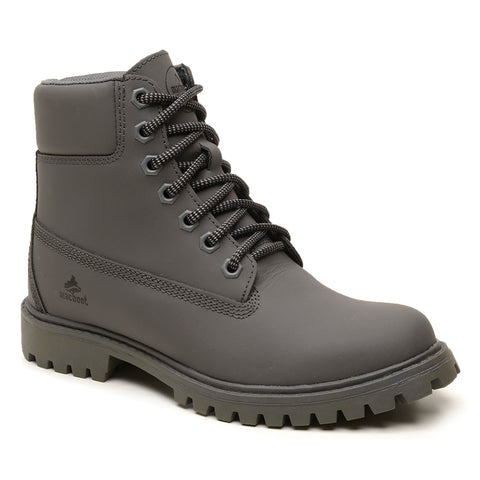 Bota Militar Macboot Cano Alto Lauryn 08 Cinza