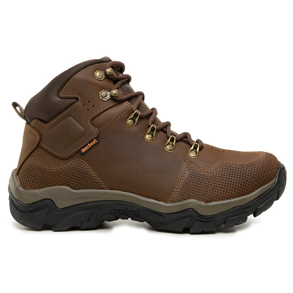 Bota Adventure Cano Alto Macboot Boituva 02 Marrom - vista frontal - Macboot