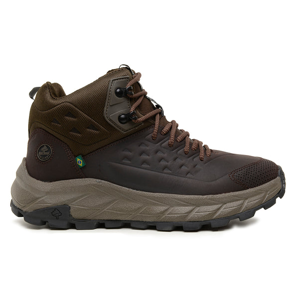 Bota Adventure Cano Alto Macboot Ushuaia 02 Café - vista frontal - Macboot