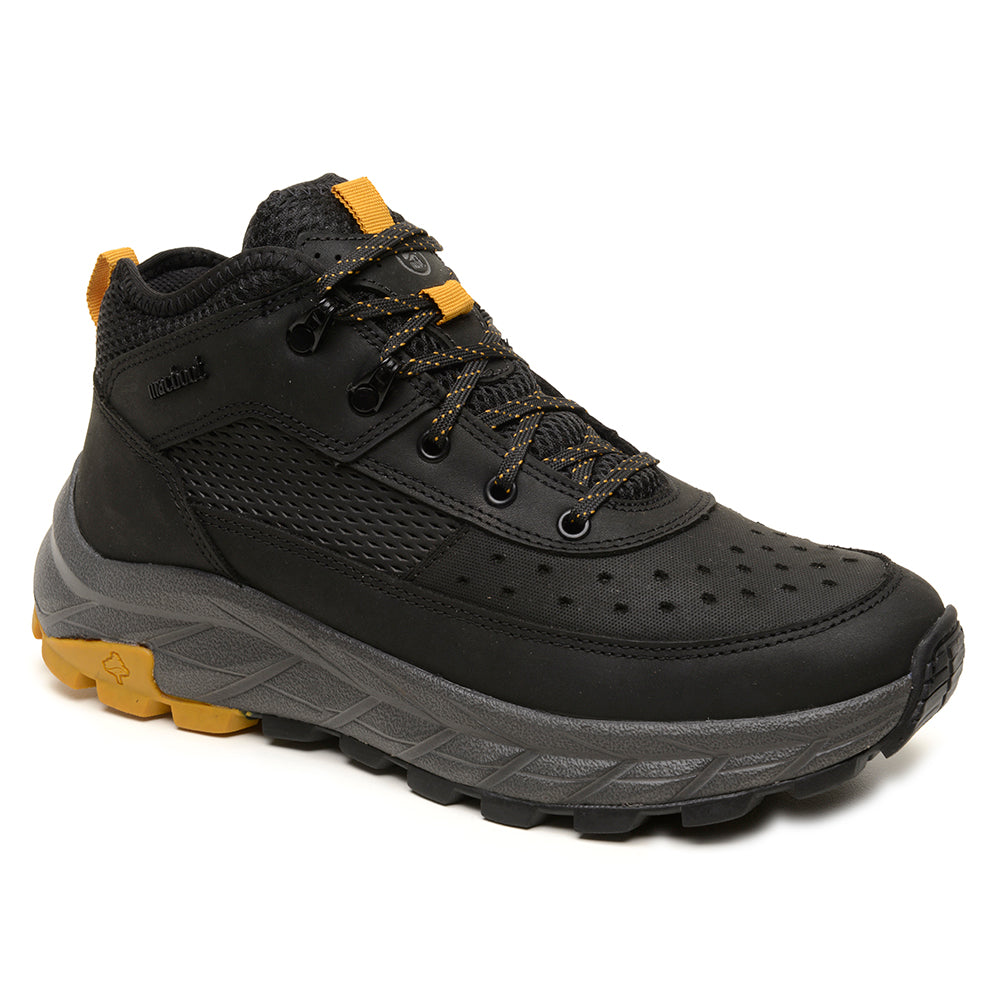 MACO＊ Bota Adventure Cano Alto Macboot Graviola 02 Preto Emborrachado