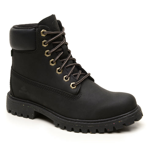 Bota Militar Macboot Cano Alto Lauryn 08 Preto Emborrachado