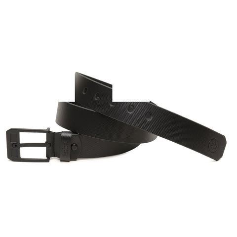 Cinto em Couro Macboot Preto Fivela Metal Preto