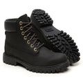 Bota Militar Macboot Cano Alto Lauryn 08 Preto Emborrachado