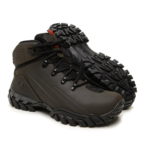 Bota Motors Cano Alto Macboot Ipê 02 Cinza Escuro