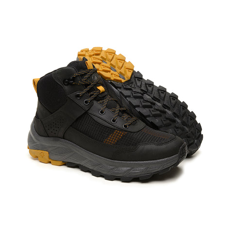 Bota Adventure Cano Alto Macboot Macadâmia 02 Preto Emborrachado